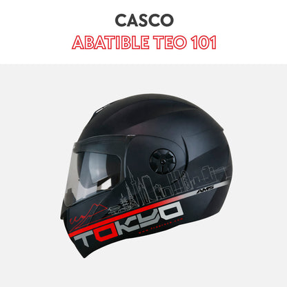Casco abatible