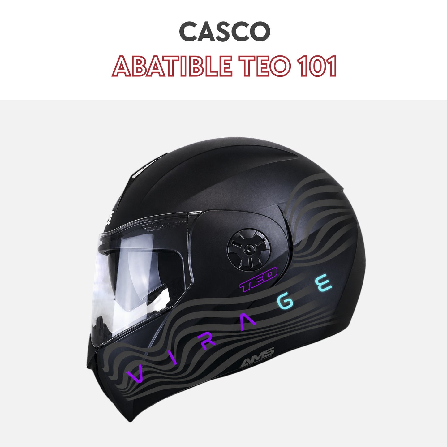 Casco abatible