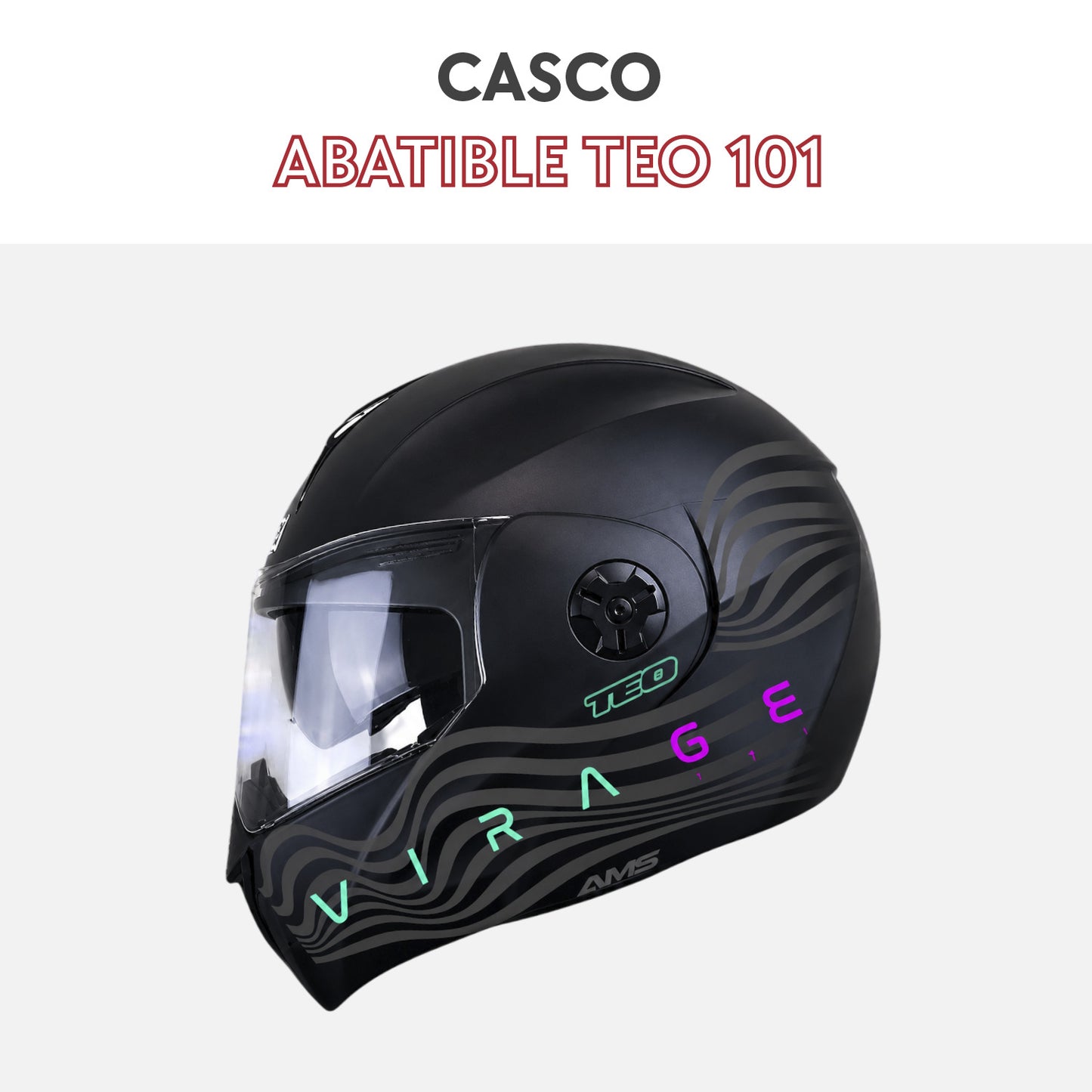 Casco abatible