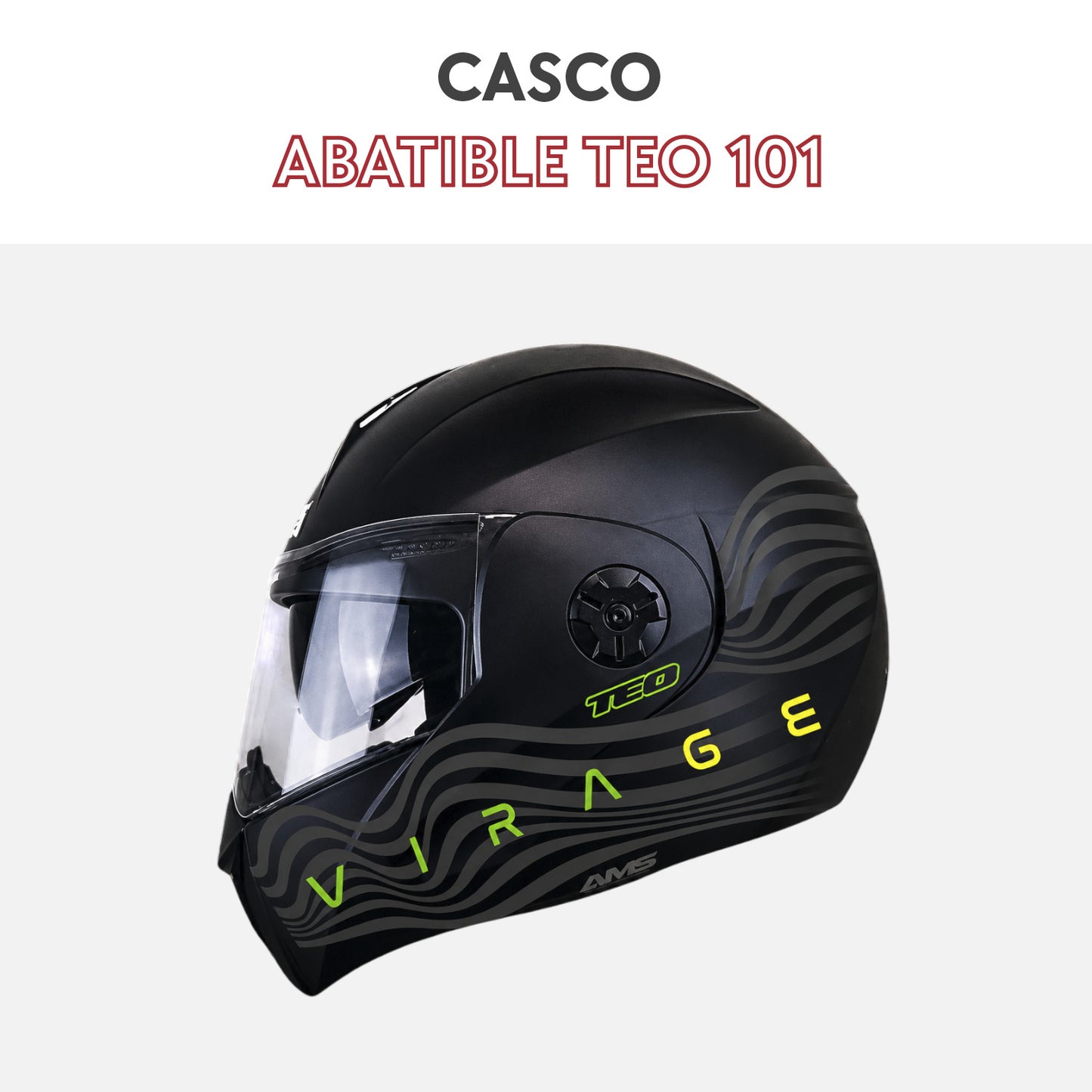 Casco abatible